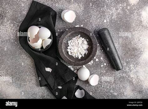 Mortar And Pestle Egg Shells