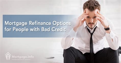 mortgage refinance bad credit