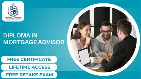 mortgage advisor certificate