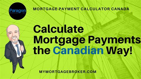 mortgage payment calculator bc canada