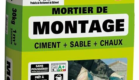 Mortier De Montage Leroy Merlin Lmb Gris PRB, 30 Kg