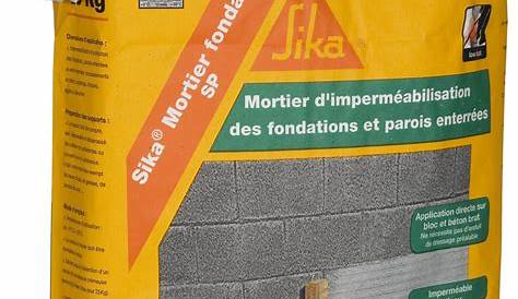 Mortier Hydrofuge Sika Fin SIKA rep105 25 Kg Clair Hydrofugé