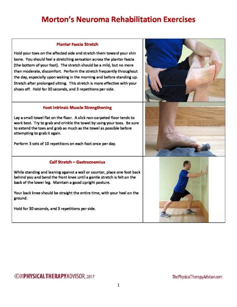 Morton's Neuroma Exercises Pdf