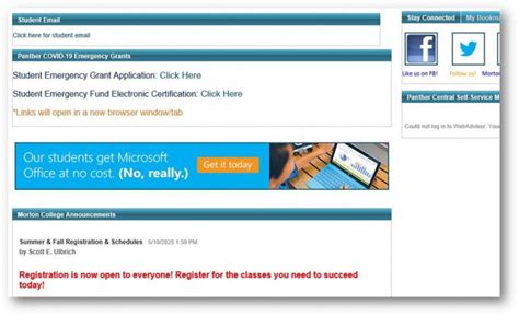 morton college email login