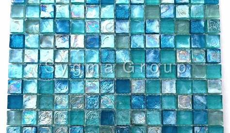 Mosaique bleu turquoise Tendance déco tuiles céramiques