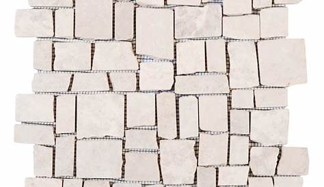 Mosaique Marbre Leroy Merlin Mosaïque Sol Et Mur Blanc Carrare 30.5x30.5cm