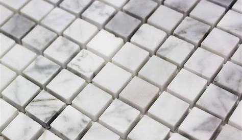 Mosaique Marbre Mosaïque Carrare Blanc Poli, Carrelage Pas