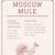 moscow mule recipe card printable