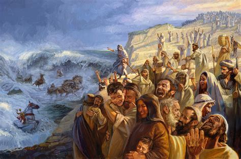 moses and the israelites crossing the red sea