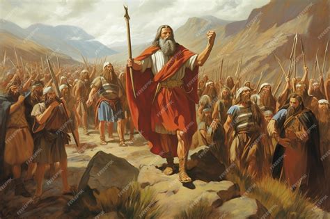moses and the israelites in the wilderness