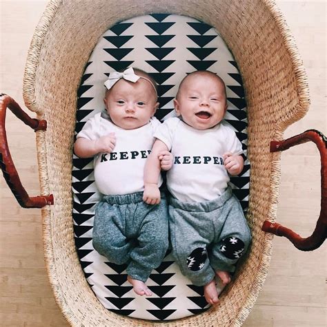 Moses Basket Twins