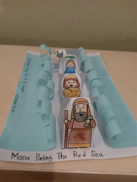 moses parts red sea craft