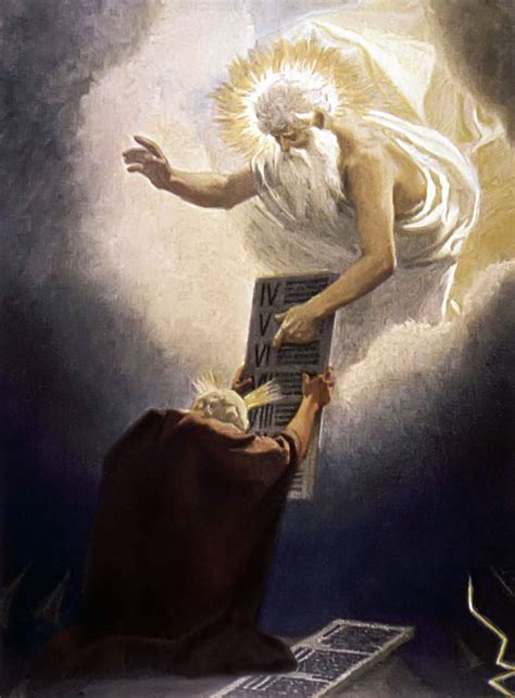 moses receives ten commandments