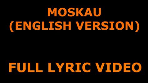 moskau song translated to english