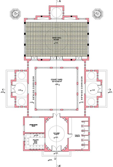 mosque floor plan pdf