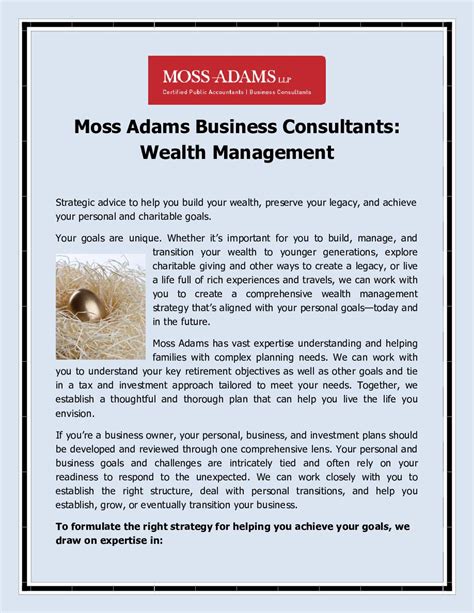 moss adams wealth management