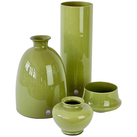 Moss Green Vases