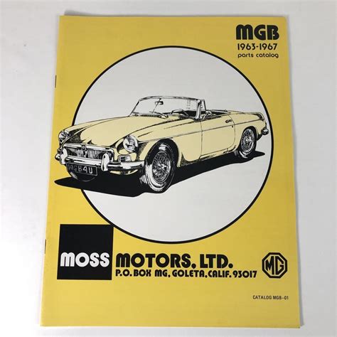 moss motors mgb catalog pdf