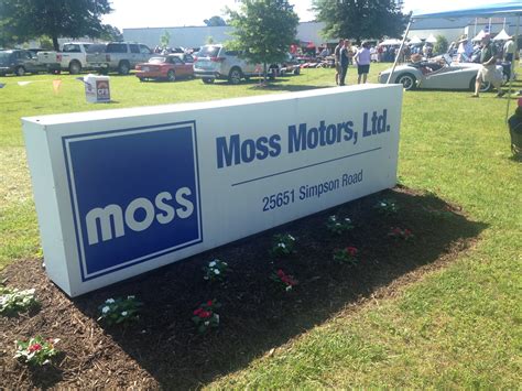 moss motors parts department