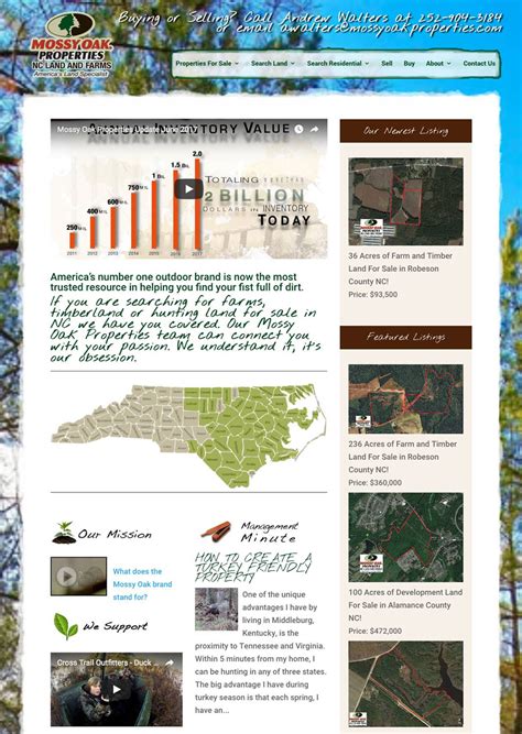 mossy oak properties nc land and farms