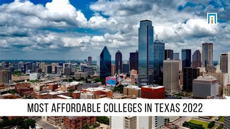 most affordable colleges in texas