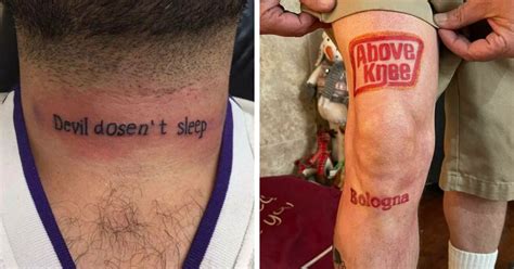 Most Awful Tattoos