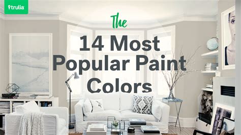Most Common Interior Paint Colors