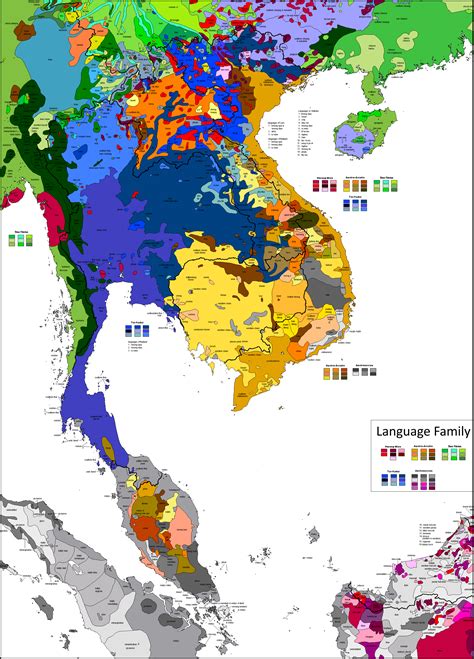 most common language in south east asia