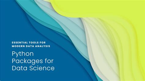 most common python packages for data science
