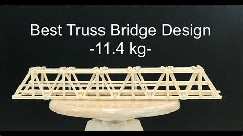 most efficient truss bridge design