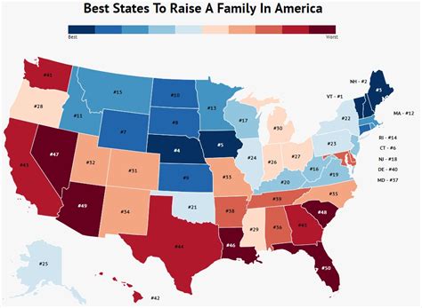 most family friendly states in the usa