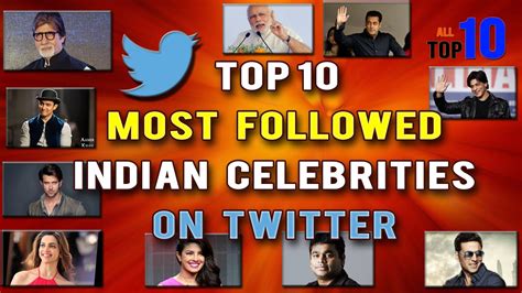 most followed indian celebrity on twitter