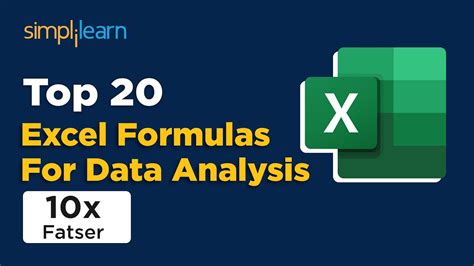 most important excel formulas for data analysis