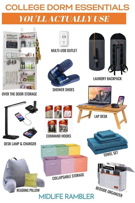 Most Needed Dorm Items