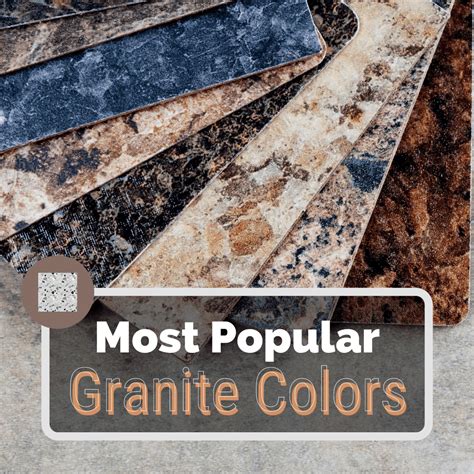 most popular granite colors 2017