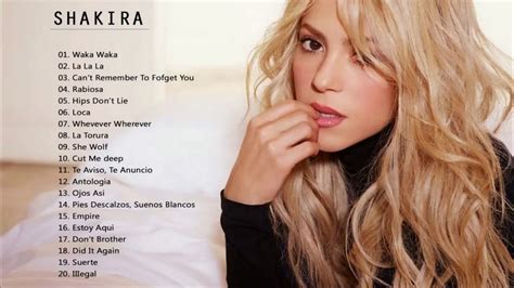 most popular shakira songs