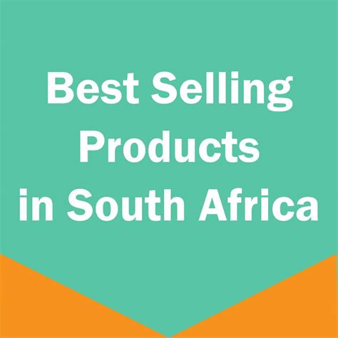 most purchased products in south africa