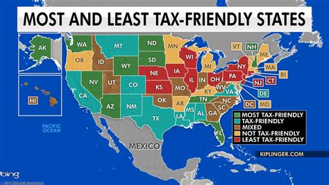 most tax friendly states in usa