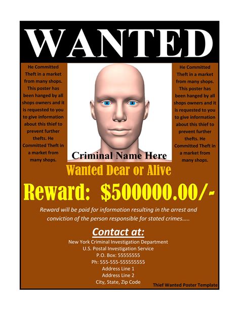 most wanted posters examples