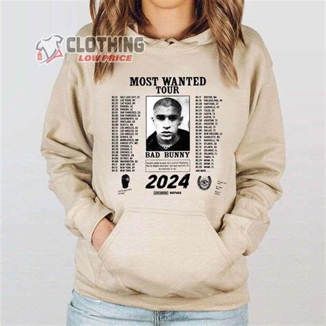 most wanted tour merch