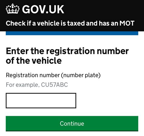 mot history checker gov uk car tax