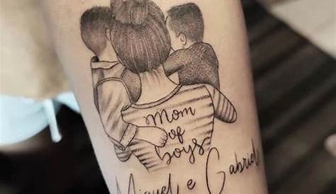 Resultado de imagem para mother and two children tattoo | Tattoos for
