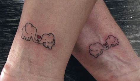 I love this. Mother daughter elephant tattoo. #tattoos #elephants #
