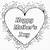 mother's day heart coloring pages