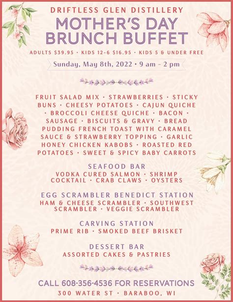mother's day brunch near me 2022