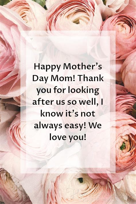 mother's day wishes in english text