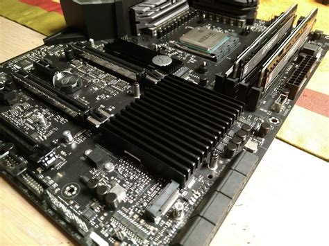 motherboard with graphics card