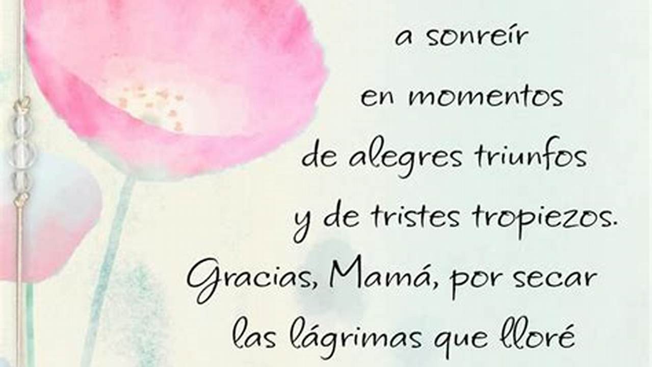 Express Your Love: Heartfelt Mother's Day Card Messages in Spanish