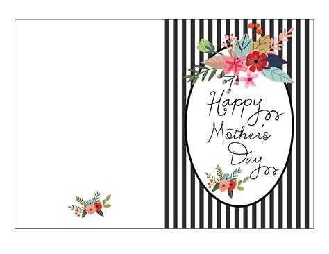 30+ Printable Mother's Day Card Template Image school info