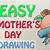 mothers day drawings easy step by step